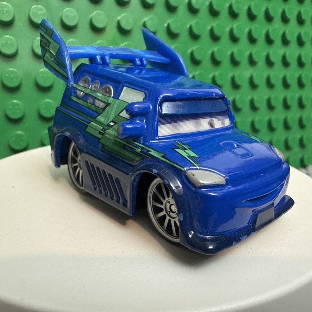 Disney Pixar Cars DJ Supercharged Car Diecast 1:55 Mattel Moving Eyes